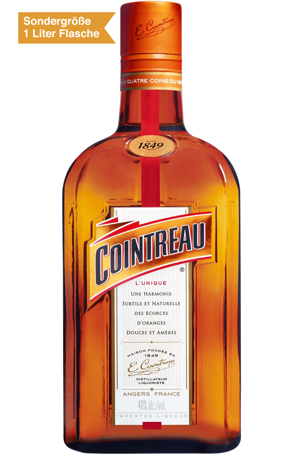 Cointreau Triple Sec Likör 1 Liter Flasche