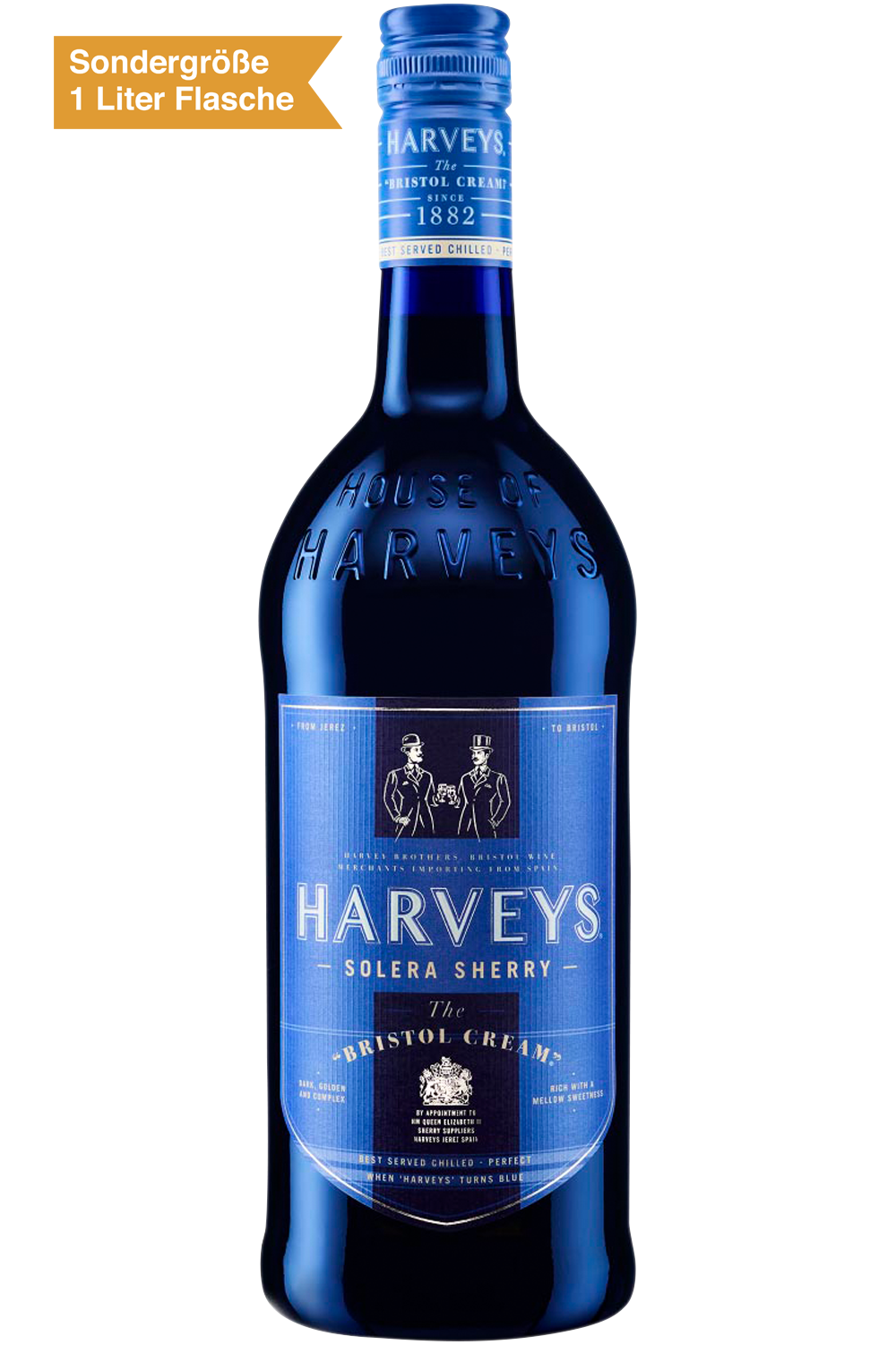 Harvey's Bristol Cream Sherry 1 Liter Flasche