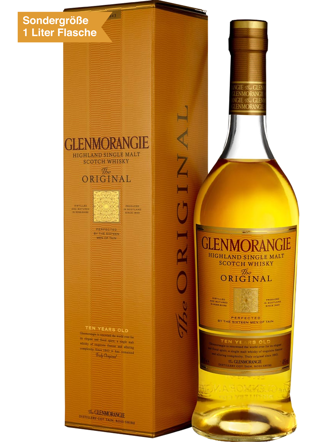 Glenmorangie Original Highland Single Malt Scotch 10yo (in Geschenk-Packung)