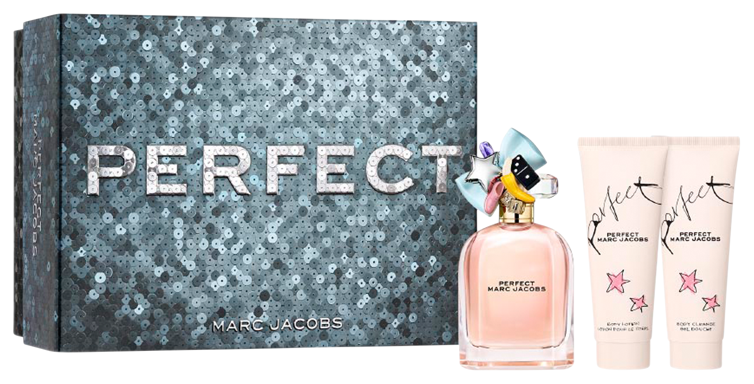 Marc Jacobs Perfect Set, EDPS 100 ml+ Body Lotion 75 ml + Shower Gel 75 ml