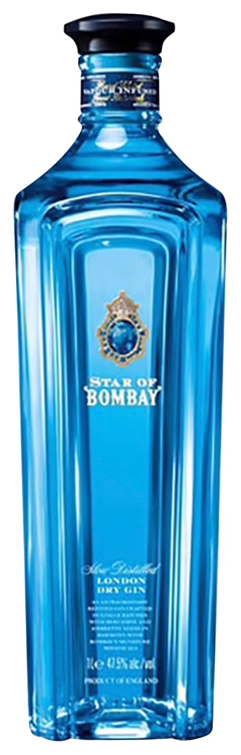 Gin Star of Bombay 47,5% 1 Liter Flasche